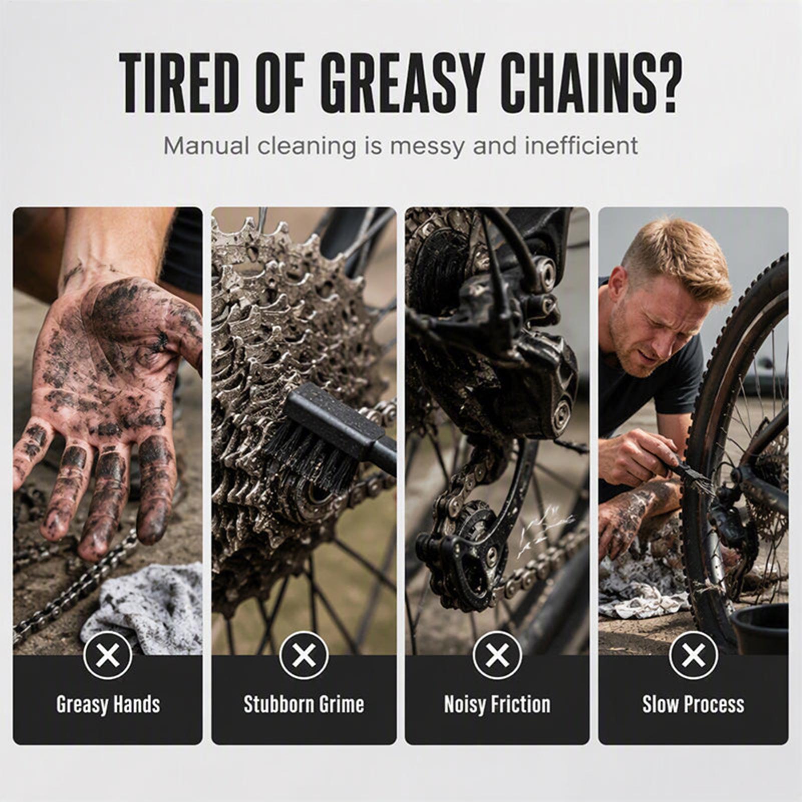 Bicycle Chain - Środek do czyszczenia łańcucha rowerowego, narzędzie
