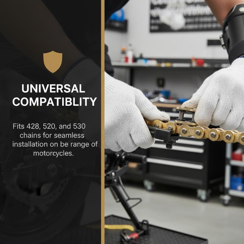 Nowy łącznik łańcucha 428 520  – Motorcycle Parts Chain recenzja i cena