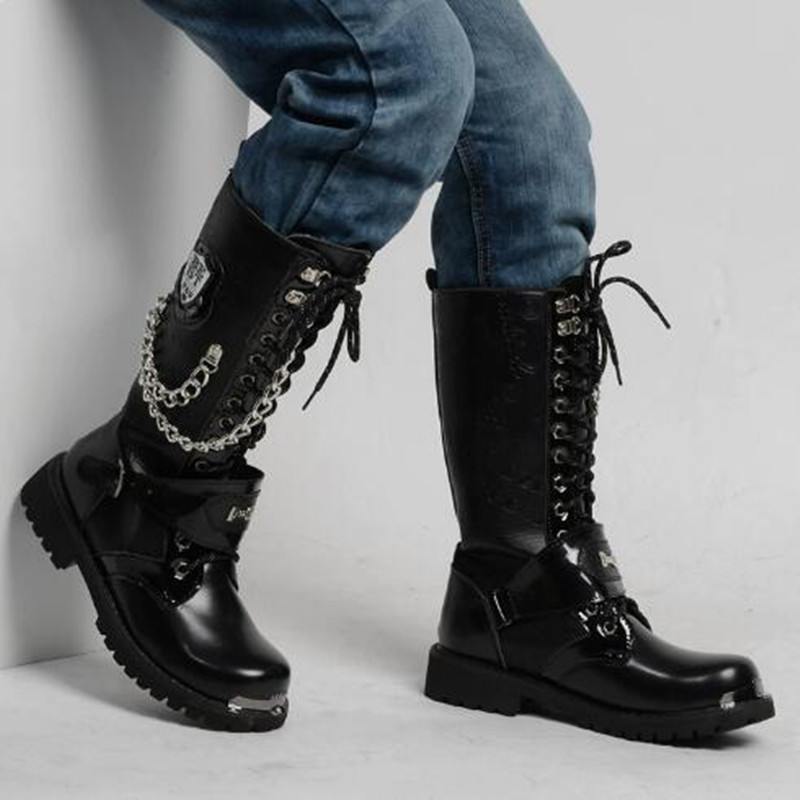 Męskie buty motocyklowe do poł – Steel Chain recenzja i cena