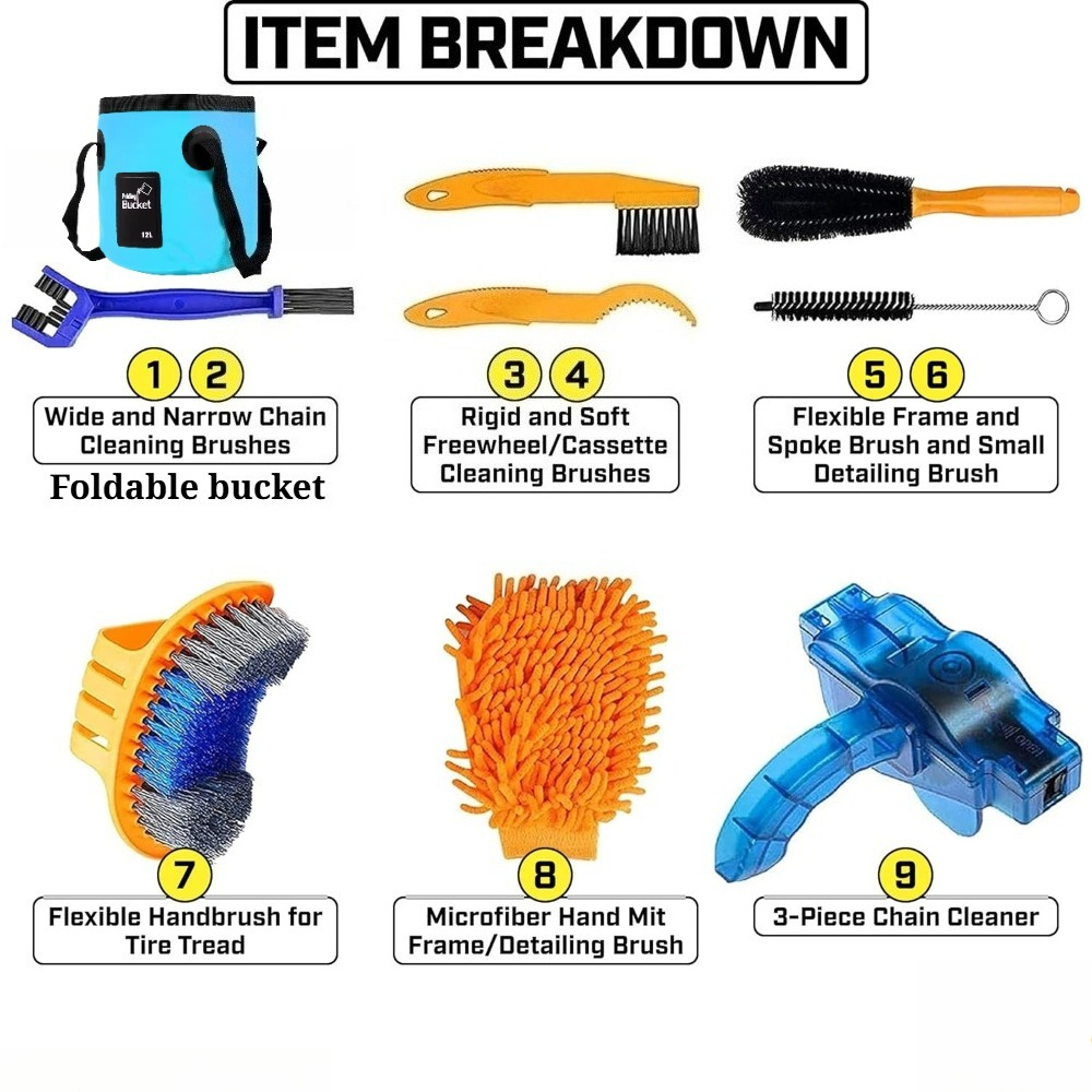 9-częściowy zestaw do czyszcze – Chain Sprocket Set recenzja i cena